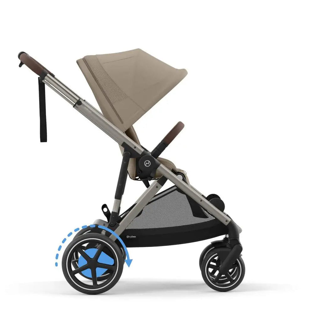 Cybex E-Gazelle S Pushchair - Almond Beige/Taupe