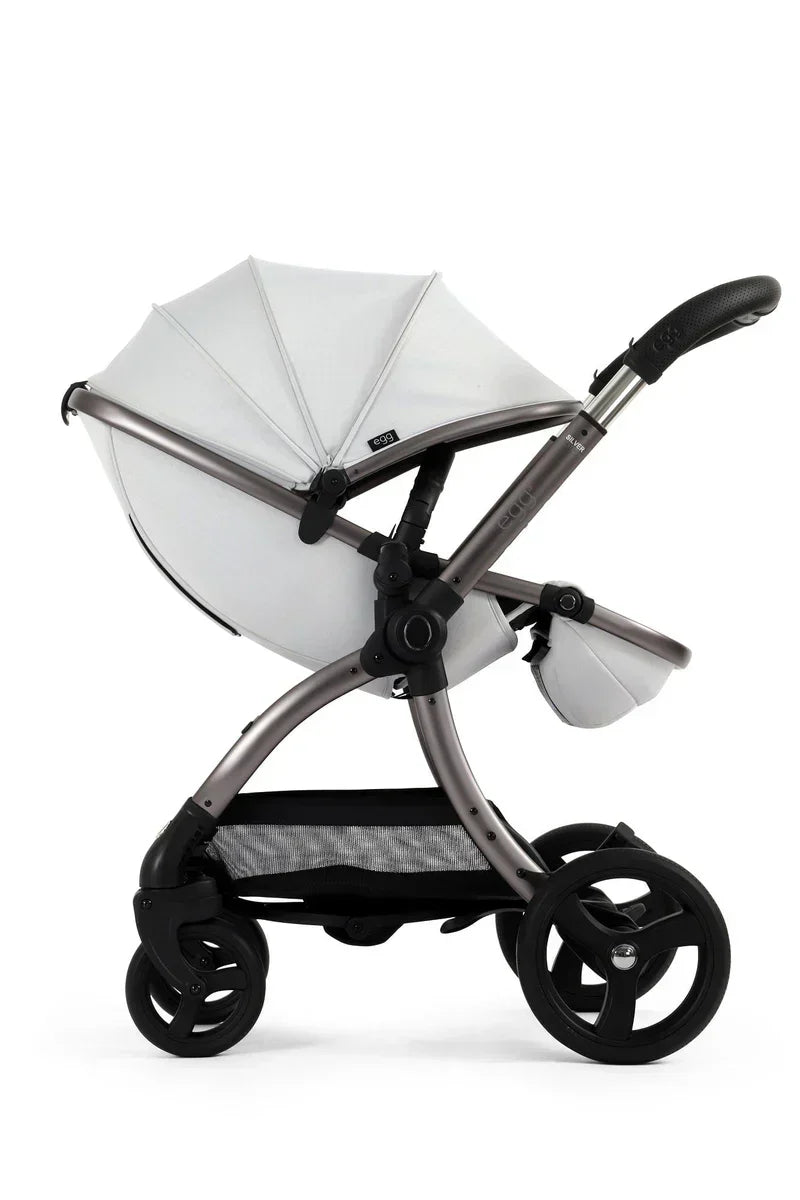 egg3 Stroller - Houndstooth Silver