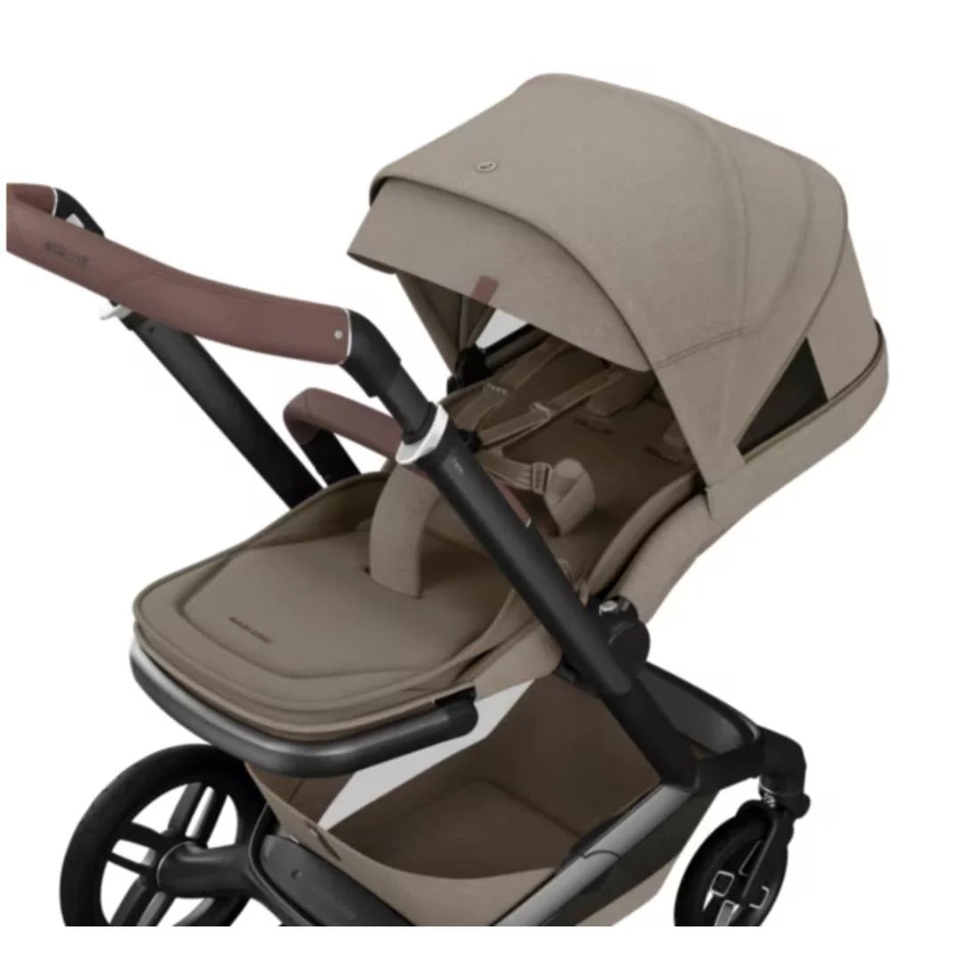 Maxi-Cosi Fame Pushchair & Carrycot - Twillic Truffle/Black