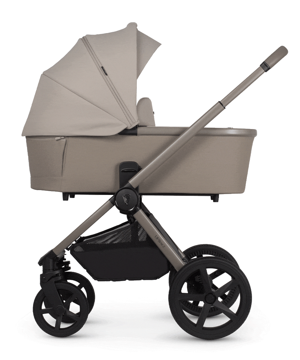 Venicci Upline2 4in1 Travel System Inc 360 Base - Taupe