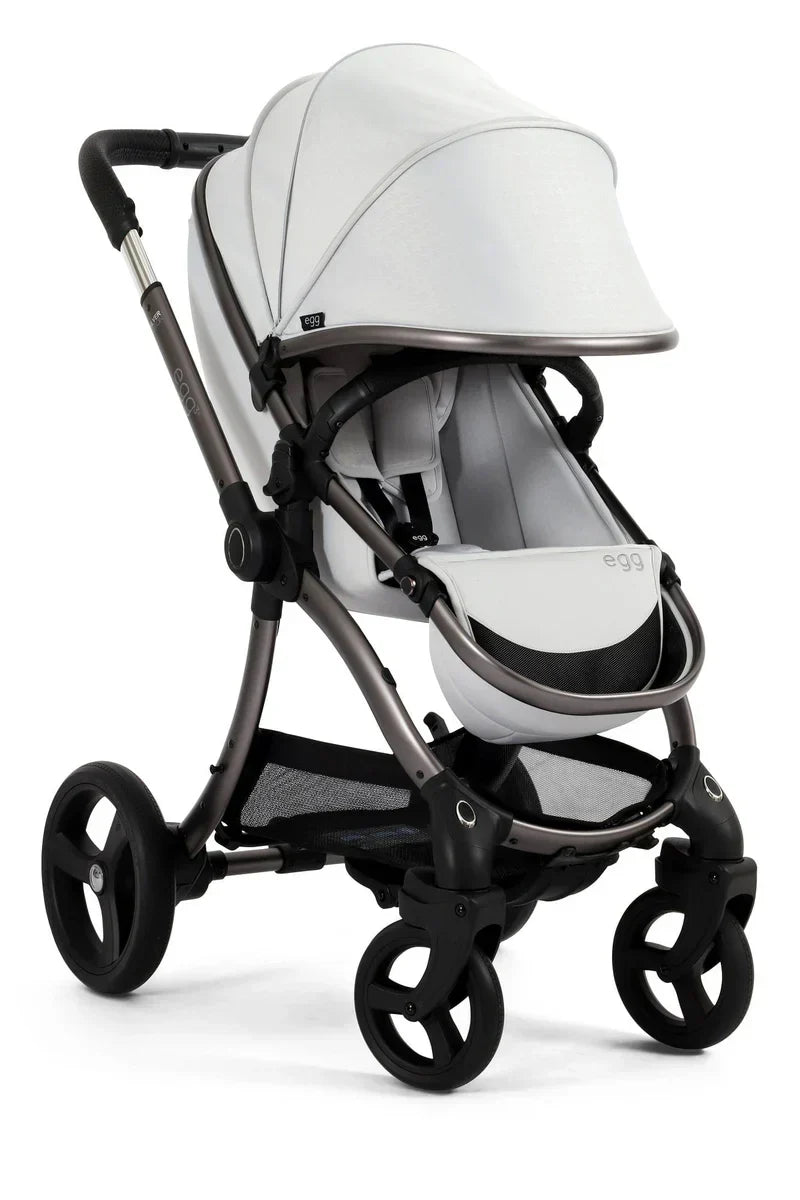 egg3 Stroller - Houndstooth Silver