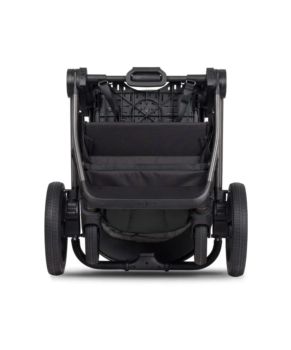 Venicci Upline2 Pushchair, Carrycot + Accessories Travel System Bundle - Aloe