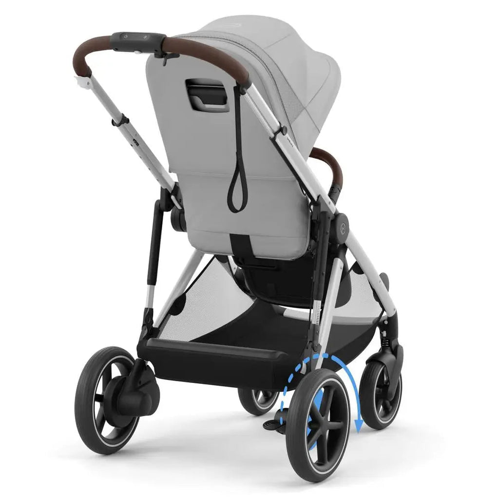 Cybex E-Gazelle S Pushchair - Stone Grey/Silver