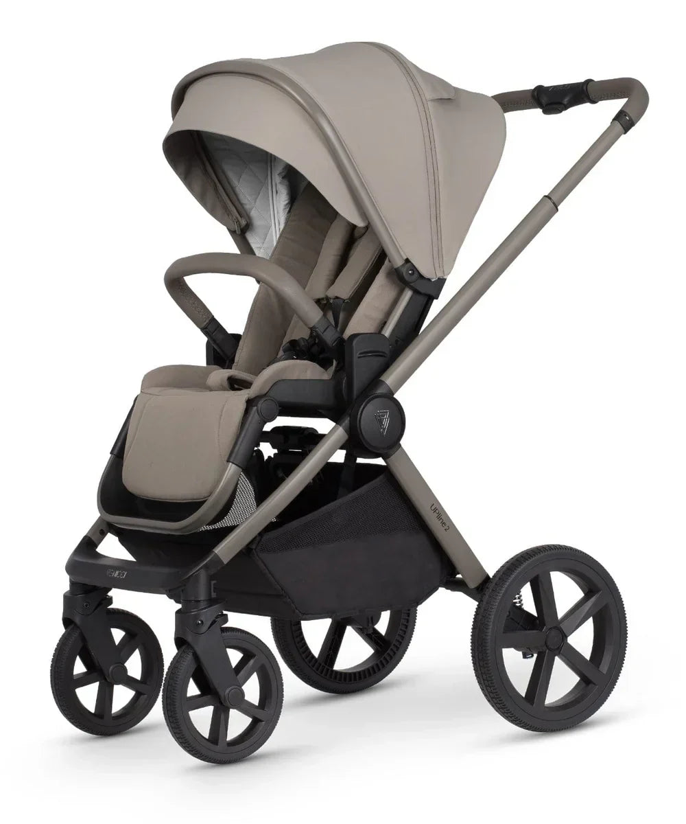 Venicci Upline2 4in1 Travel System Inc 360 Base - Taupe