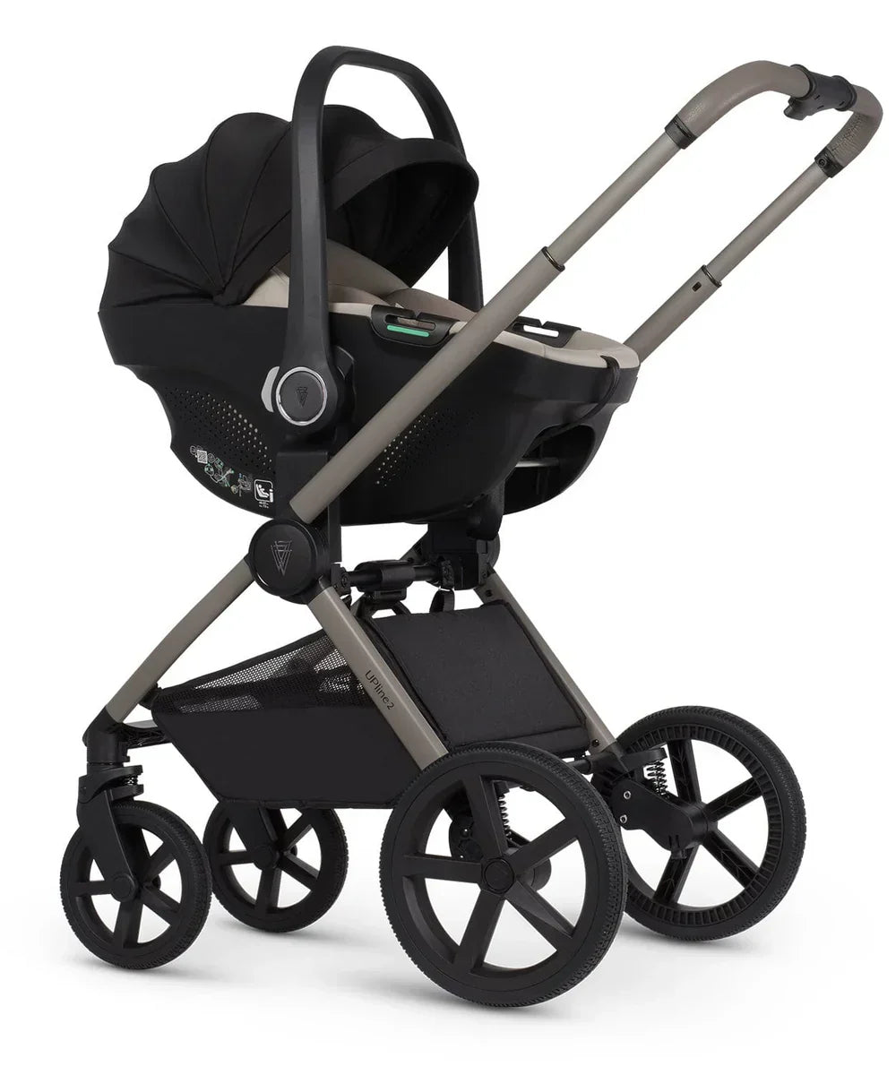 Venicci Upline2 4in1 Travel System Inc 360 Base - Taupe