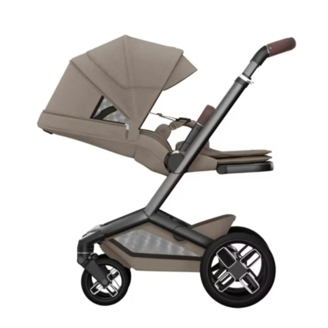 Maxi-Cosi Fame Pushchair & Carrycot - Twillic Truffle/Black
