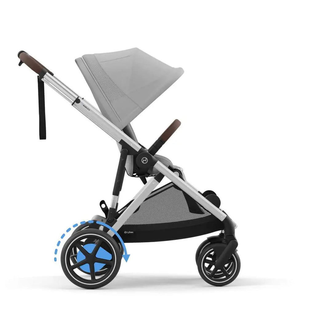 Cybex E-Gazelle S Pushchair - Stone Grey/Silver