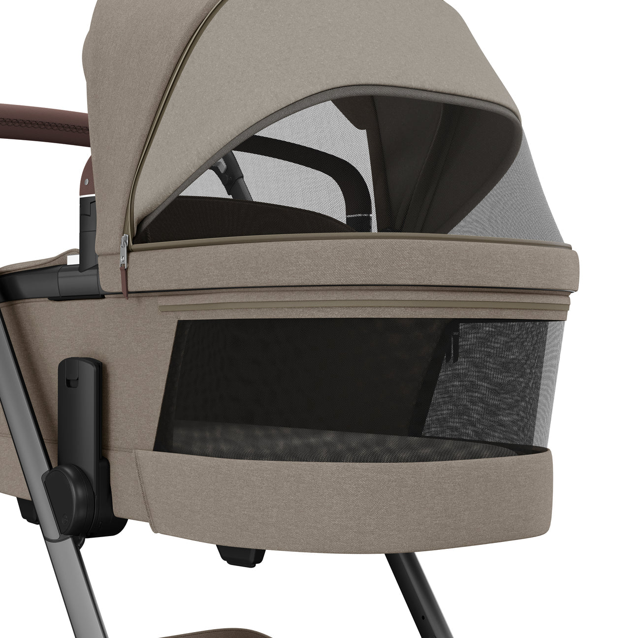 Maxi-Cosi Fame Pushchair & Carrycot - Twillic Truffle/Black