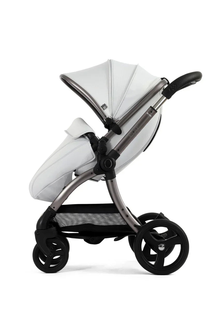 egg3 Stroller - Houndstooth Silver