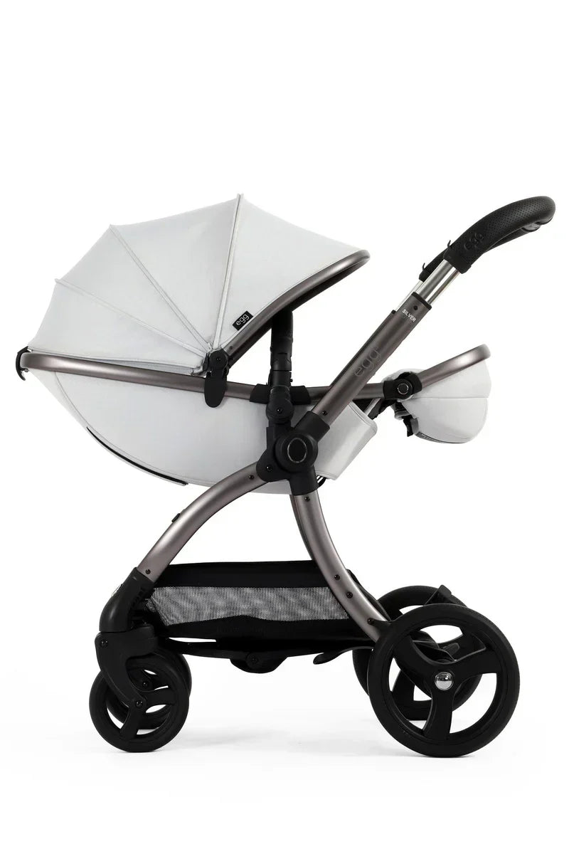 egg3 Stroller - Houndstooth Silver