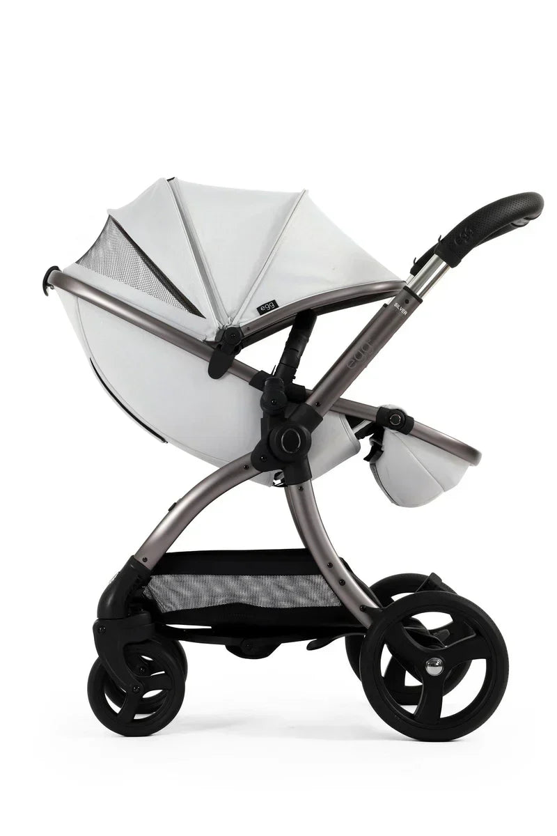 egg3 Stroller - Houndstooth Silver