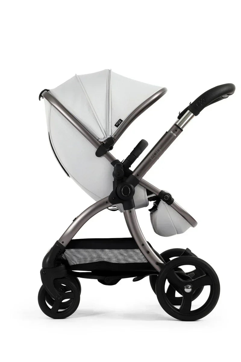 egg3 Stroller - Houndstooth Silver