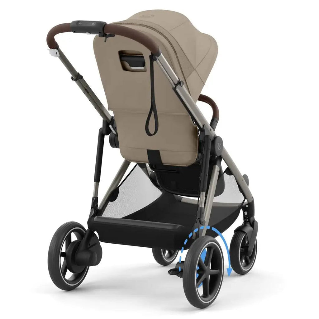 Cybex E-Gazelle S Pushchair - Almond Beige/Taupe