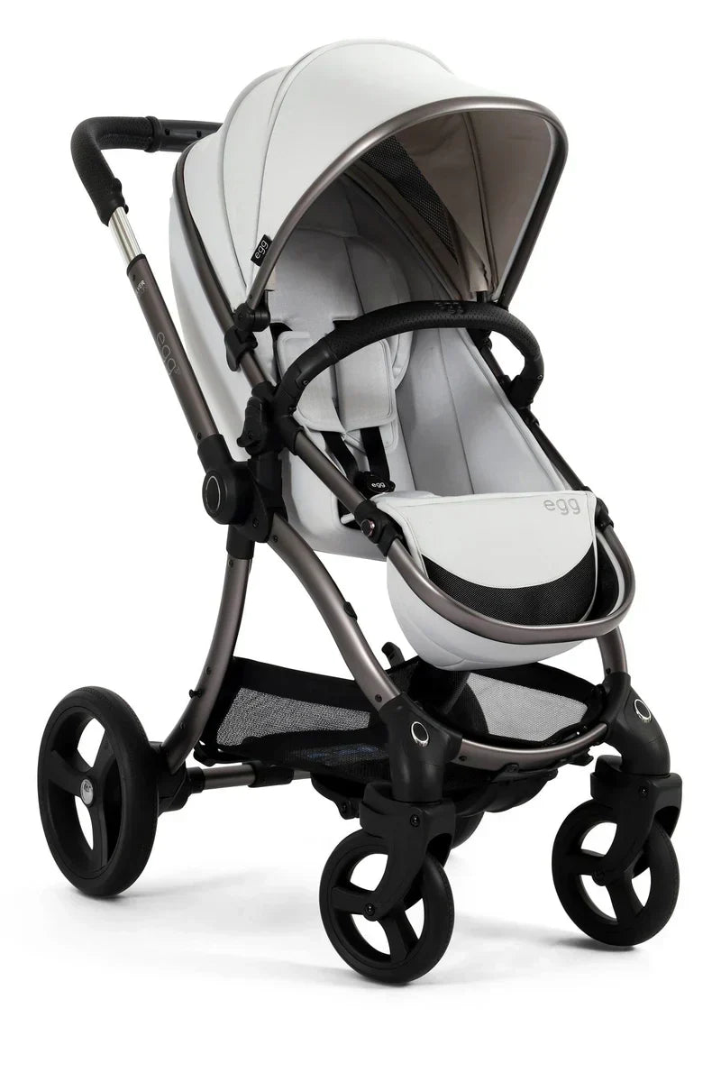 egg3 Stroller - Houndstooth Silver