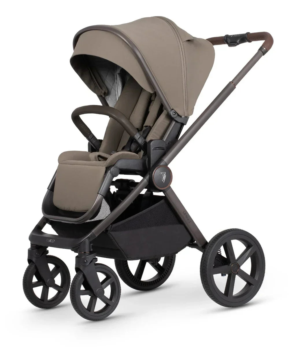 Venicci Upline2 Pushchair, Carrycot + Accessories Travel System Bundle - Special Edition Powder (2025)