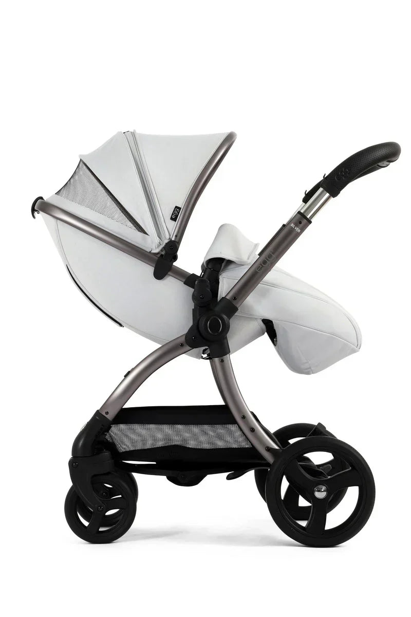 egg3 Stroller - Houndstooth Silver