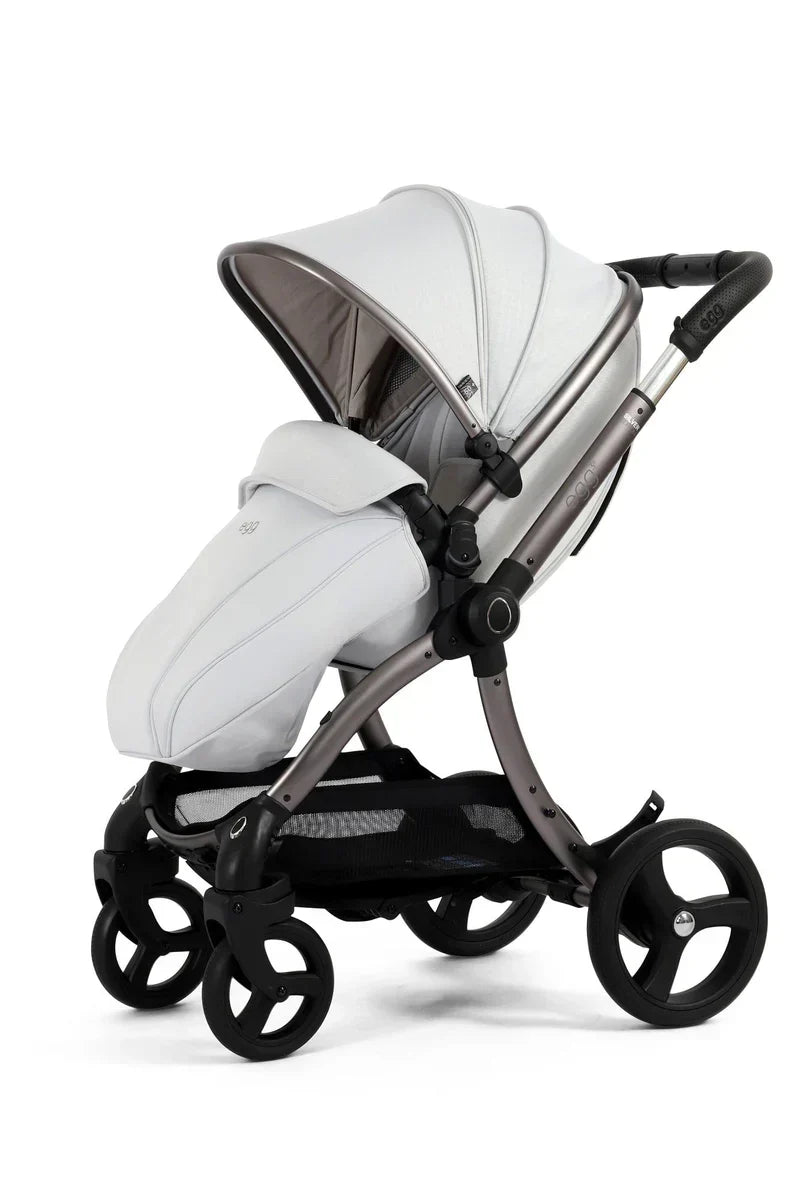 egg3 Stroller - Houndstooth Silver