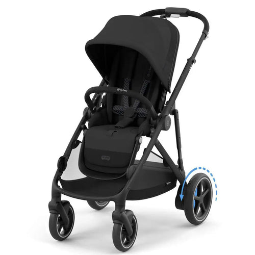 Cybex E-Gazelle S Pushchair - Moon Black