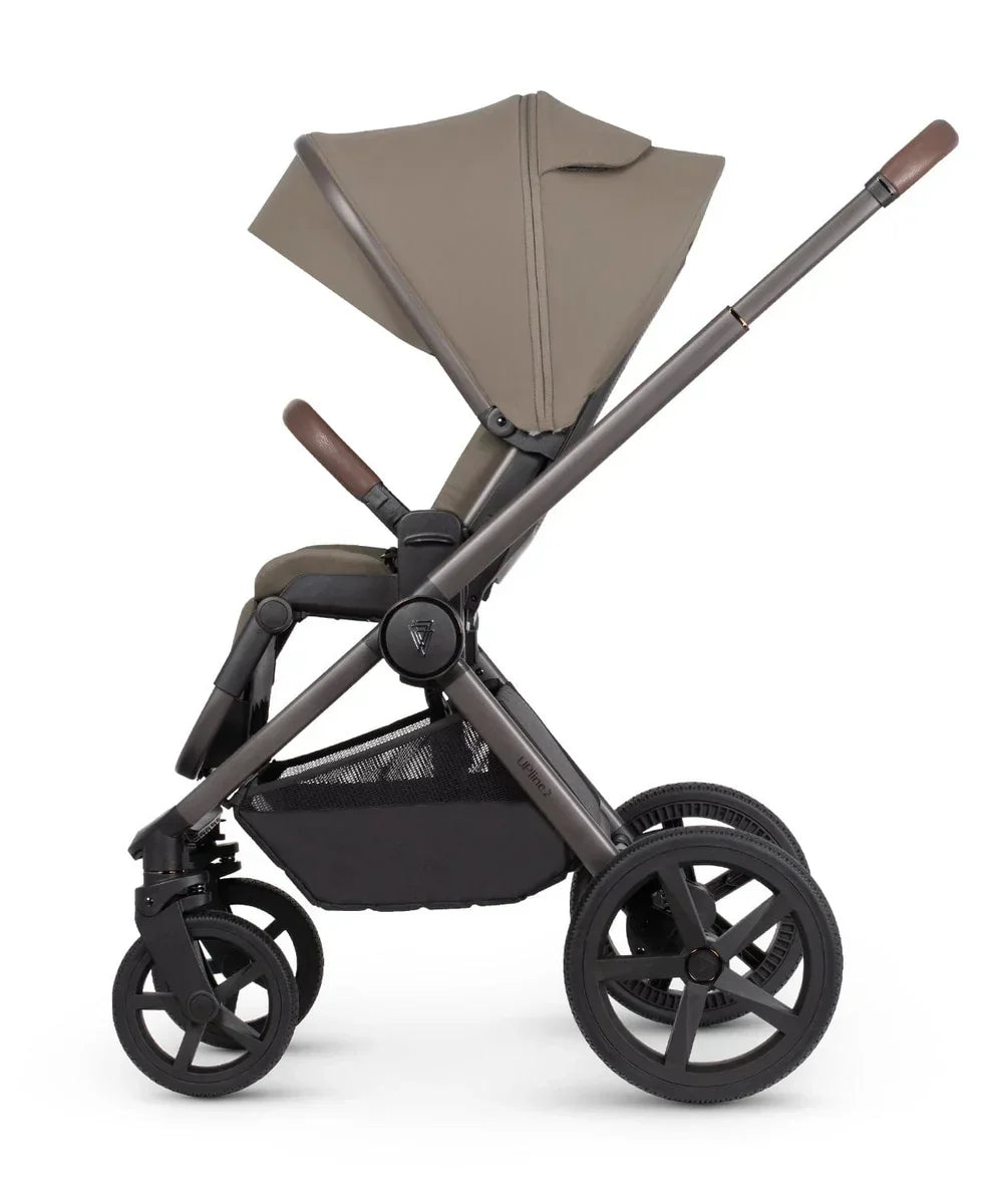 Venicci Upline2 Pushchair, Carrycot + Accessories Travel System Bundle - Special Edition Powder (2025)