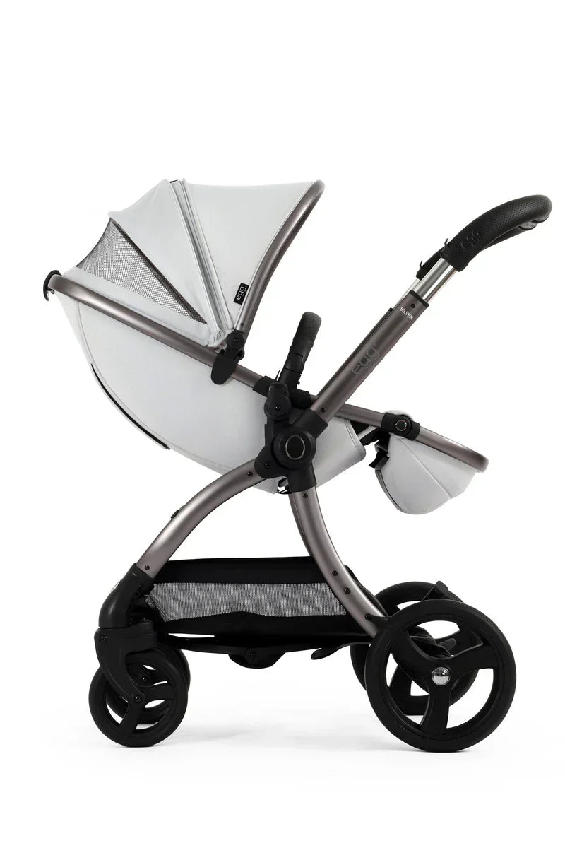 egg3 Stroller - Houndstooth Silver
