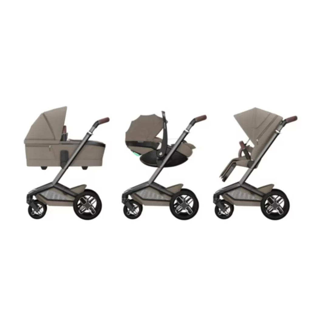 Maxi-Cosi Fame Pushchair & Carrycot - Twillic Truffle/Black