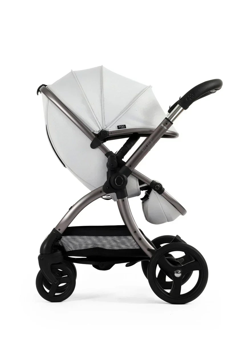 egg3 Stroller - Houndstooth Silver