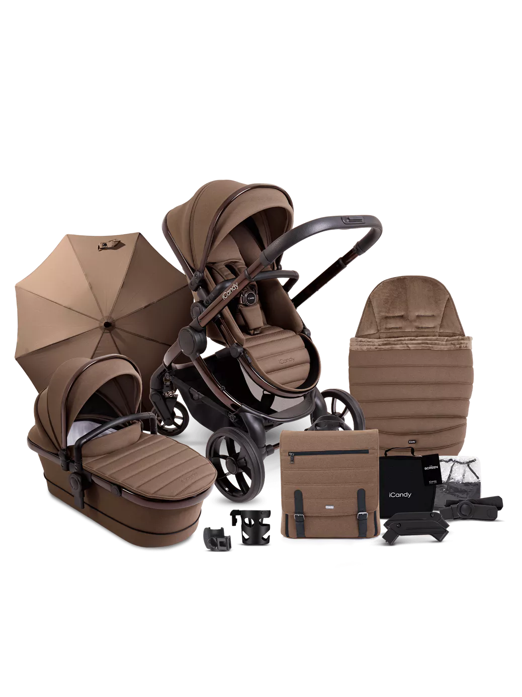 iCandy Peach 7 Pushchair and Carrycot Complete Bundle - Coco