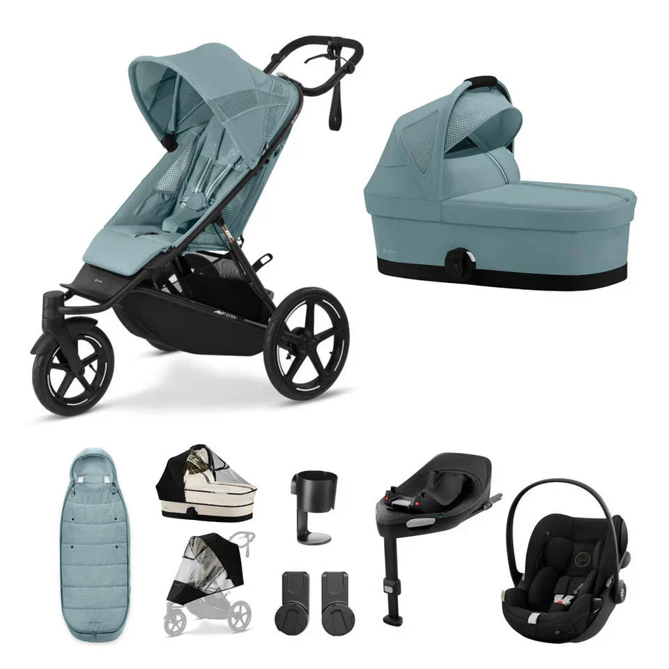 Cybex Avi Spin Stroller & Cloud G Bundle - Stormy Blue