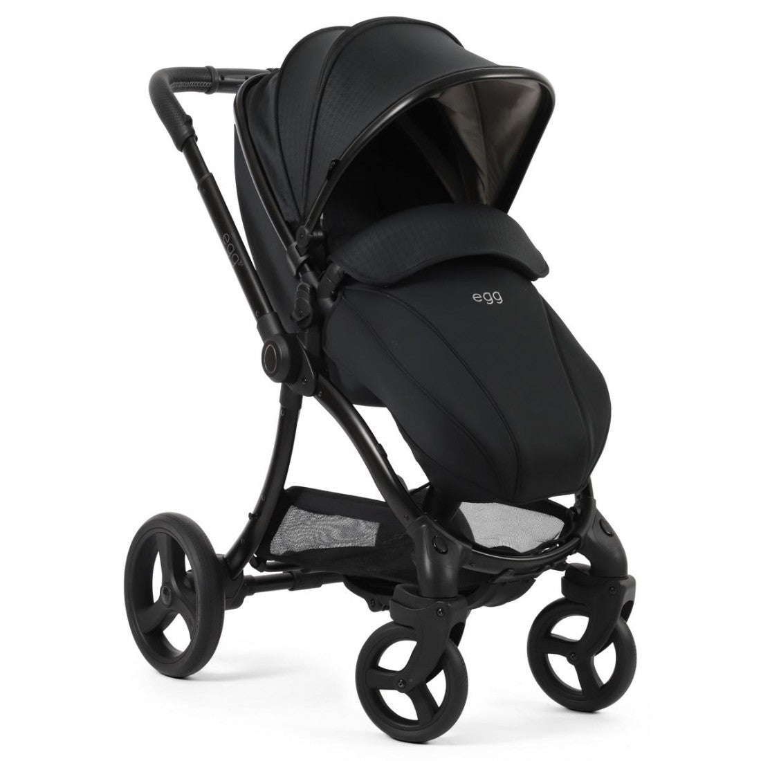 egg3 Stroller + Luxury Seat Liner & Backpack - Houndstooth Black