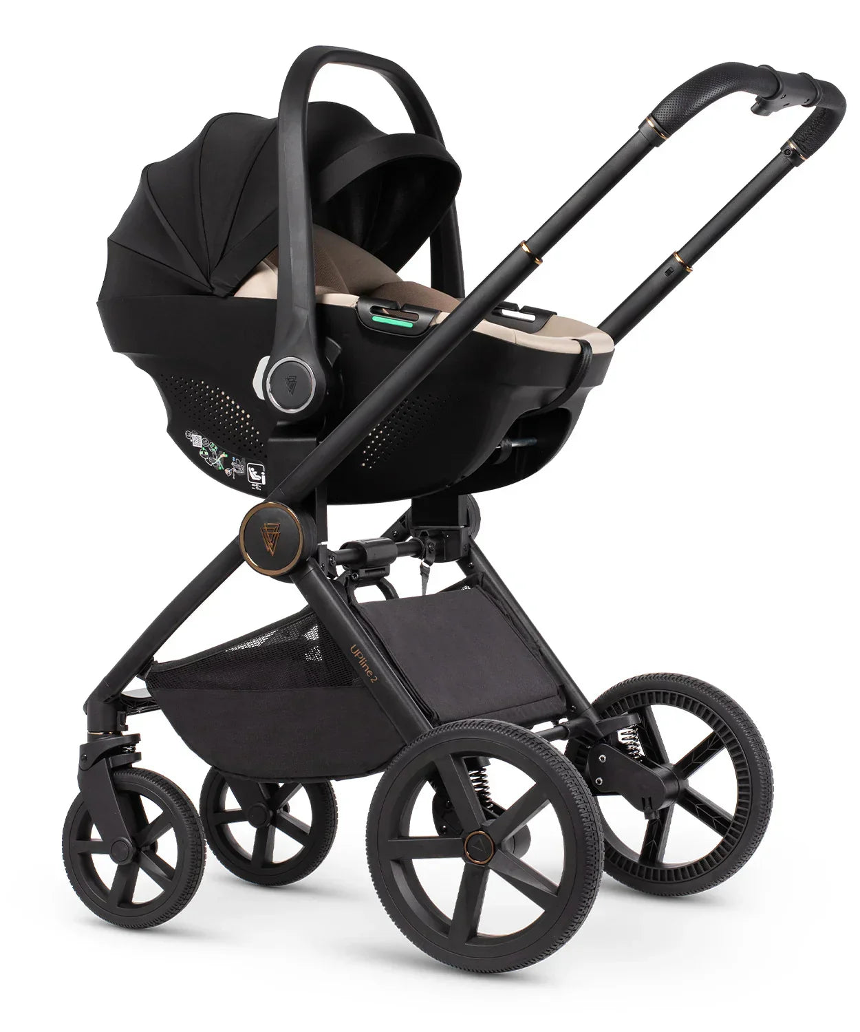 Venicci Upline2 4in1 Travel System Inc 360 Base - Brownie (IN STORE EXCLUSIVE)
