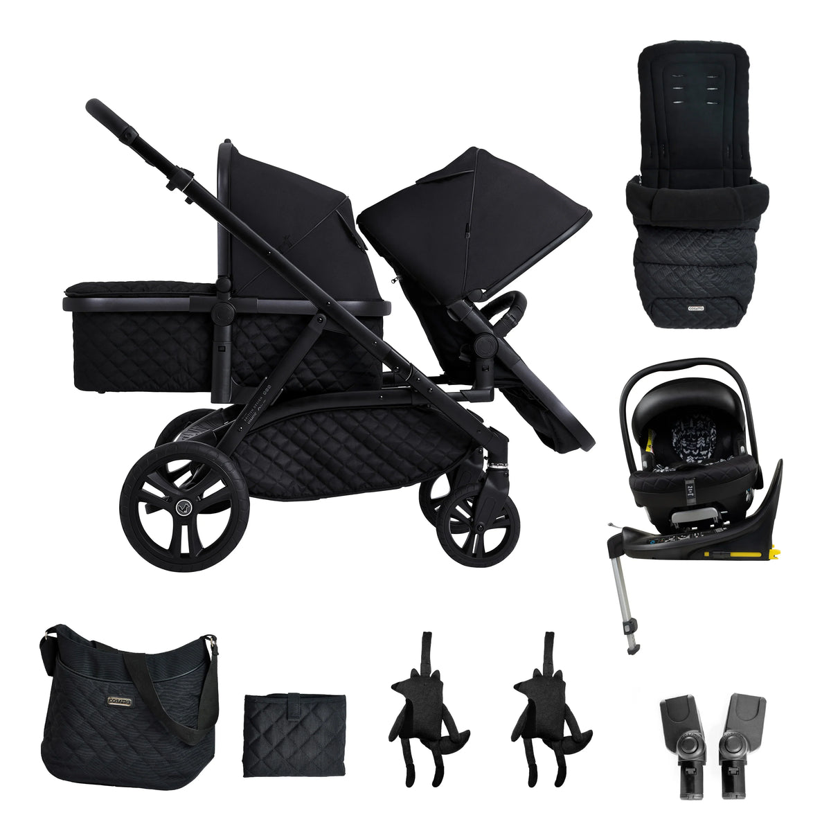 Cosatto Wow XL Rotating Everything Bundle - Silhouette