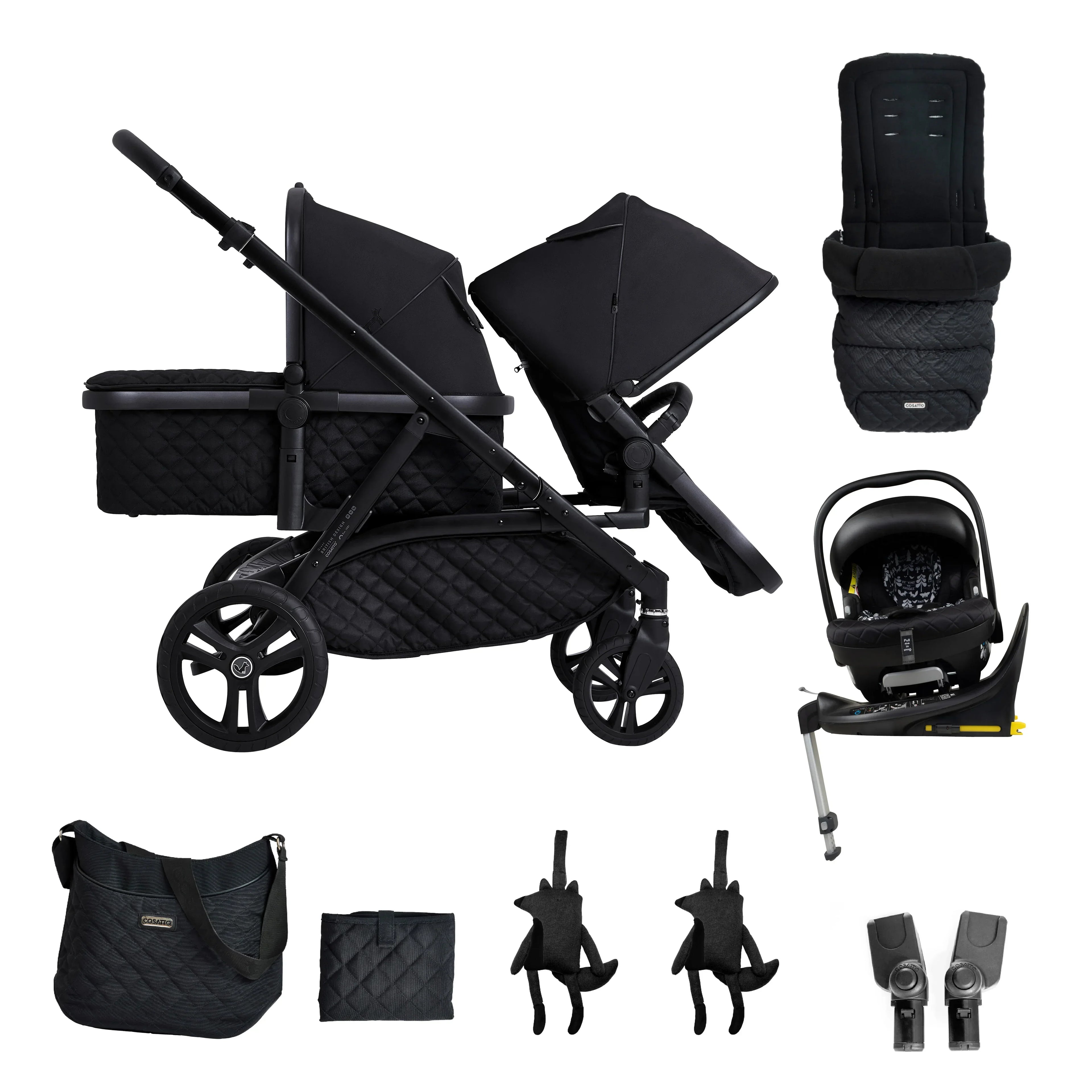 Cosatto Wow XL Rotating Everything Bundle - Silhouette