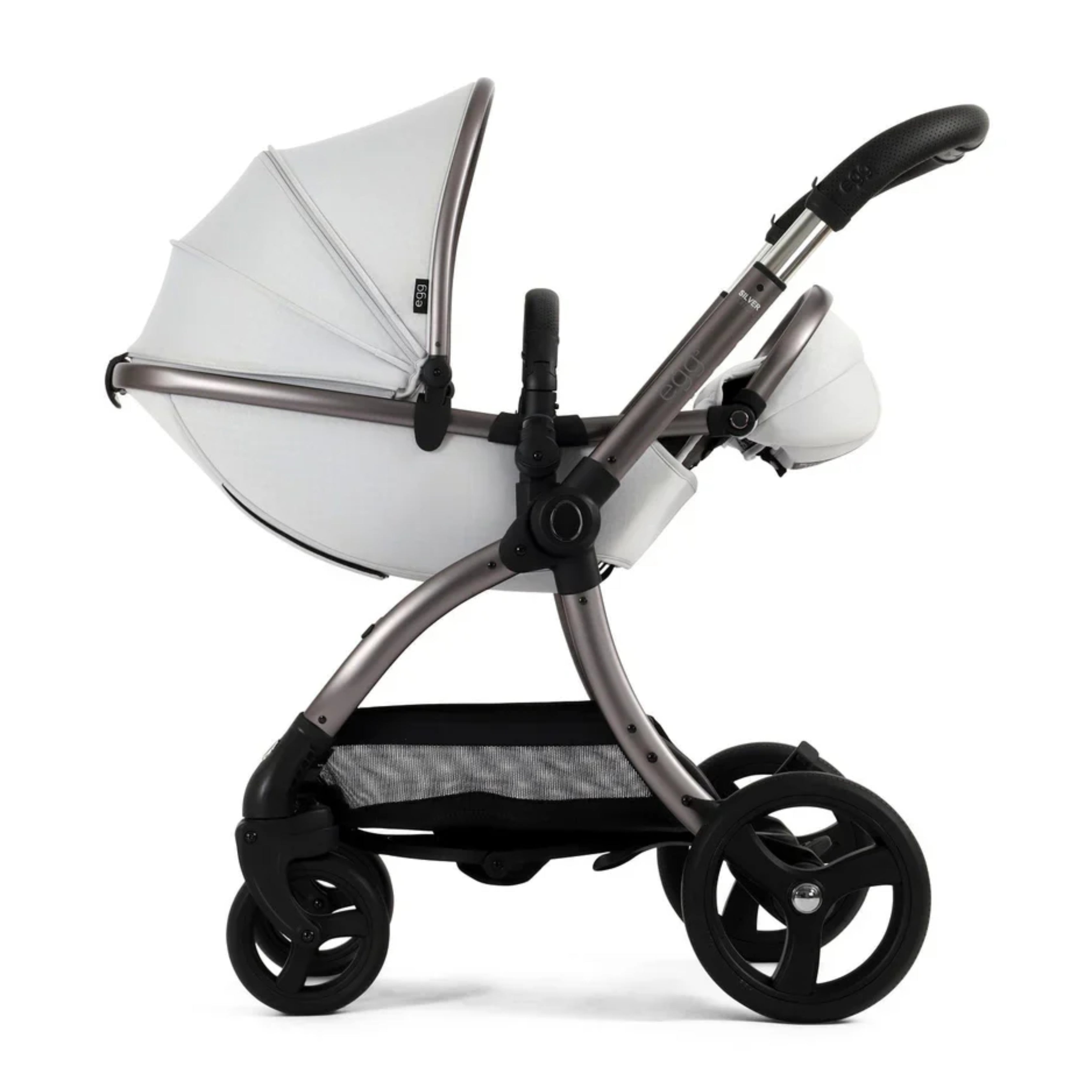 egg3 Stroller - Houndstooth Silver